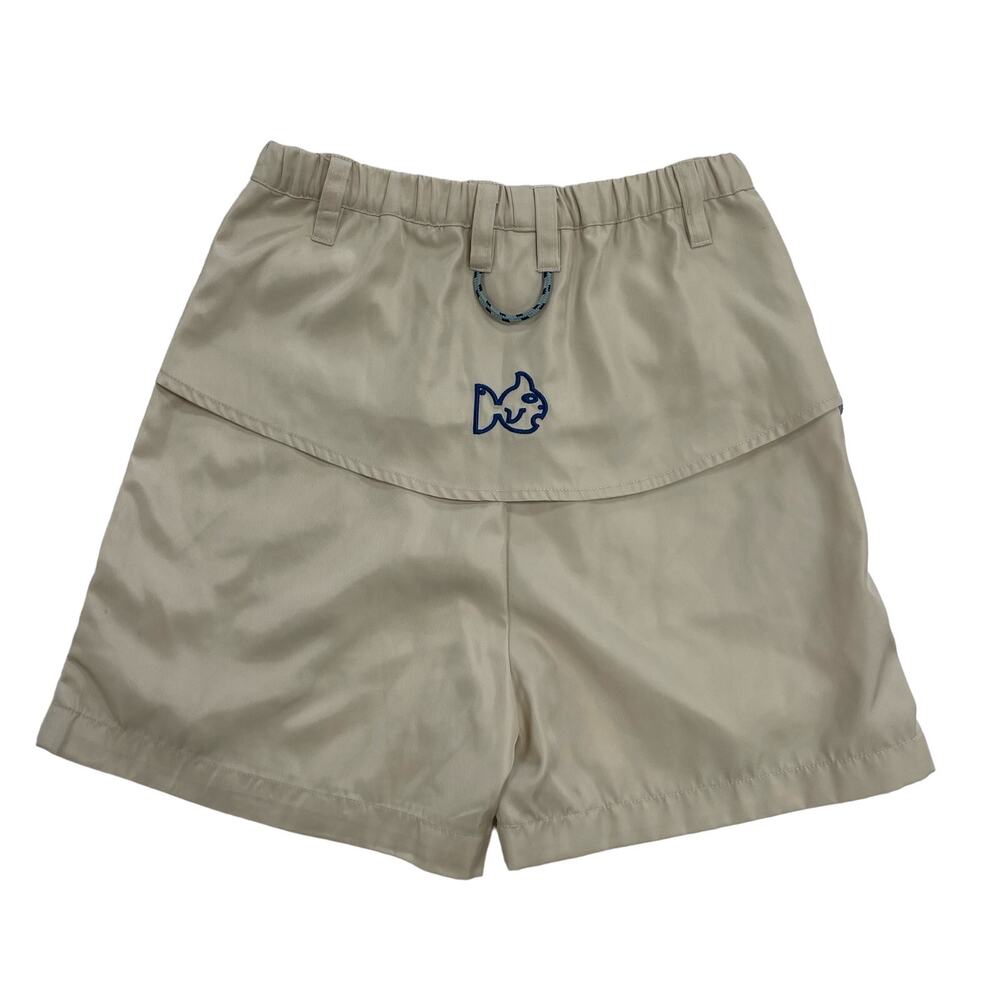 EUC Prodoh Boys Khaki Tan UPF 50+ Sun Protection Pull On Fishing Shorts 10